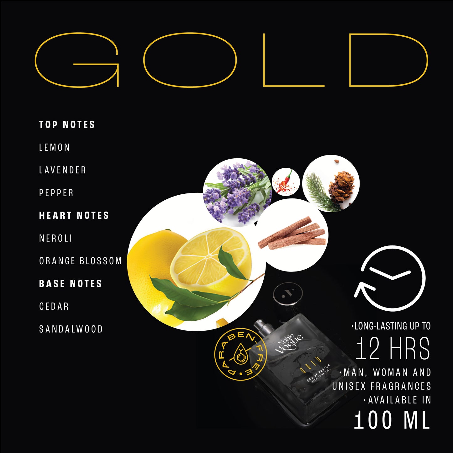 NOBLE VOGUE GOLD 100ML
