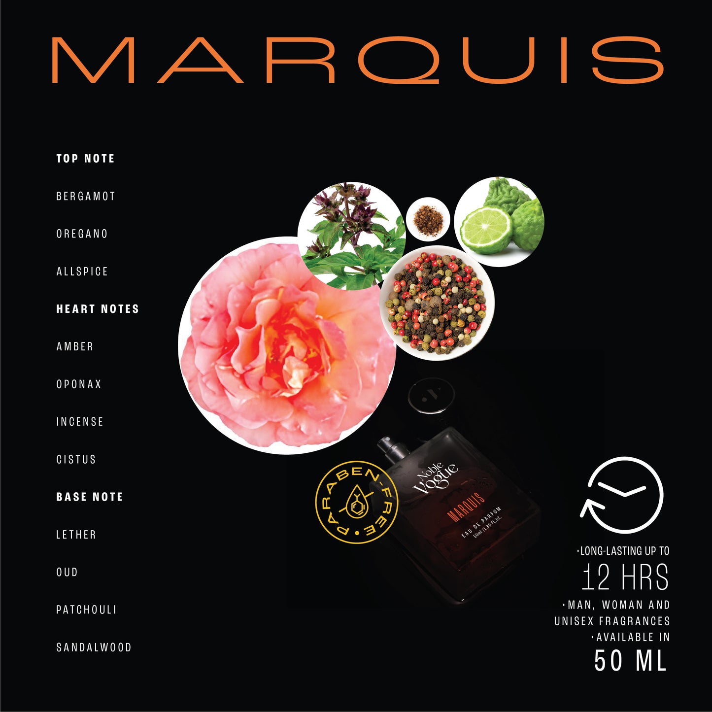 NOBLE VOGUE MARQUIS 50ML