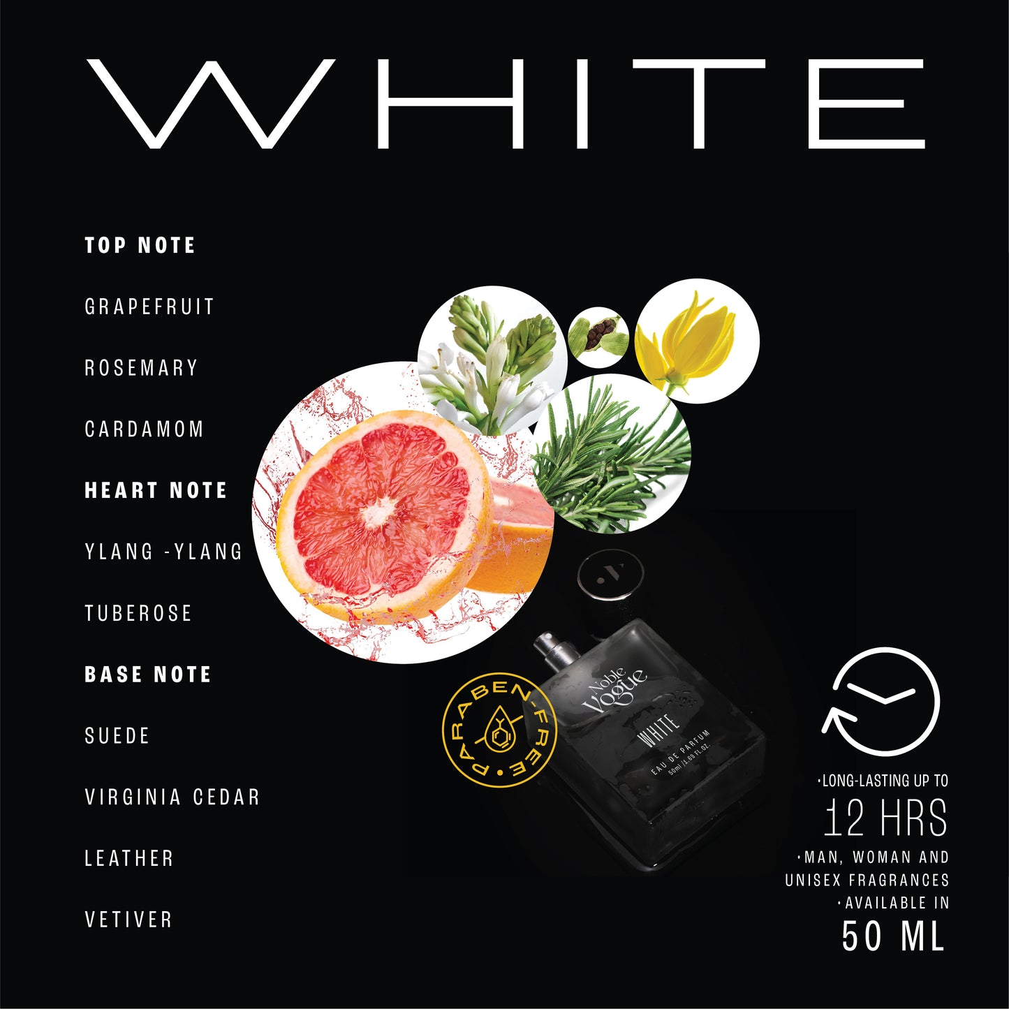 NOBLE VOGUE WHITE 50ML