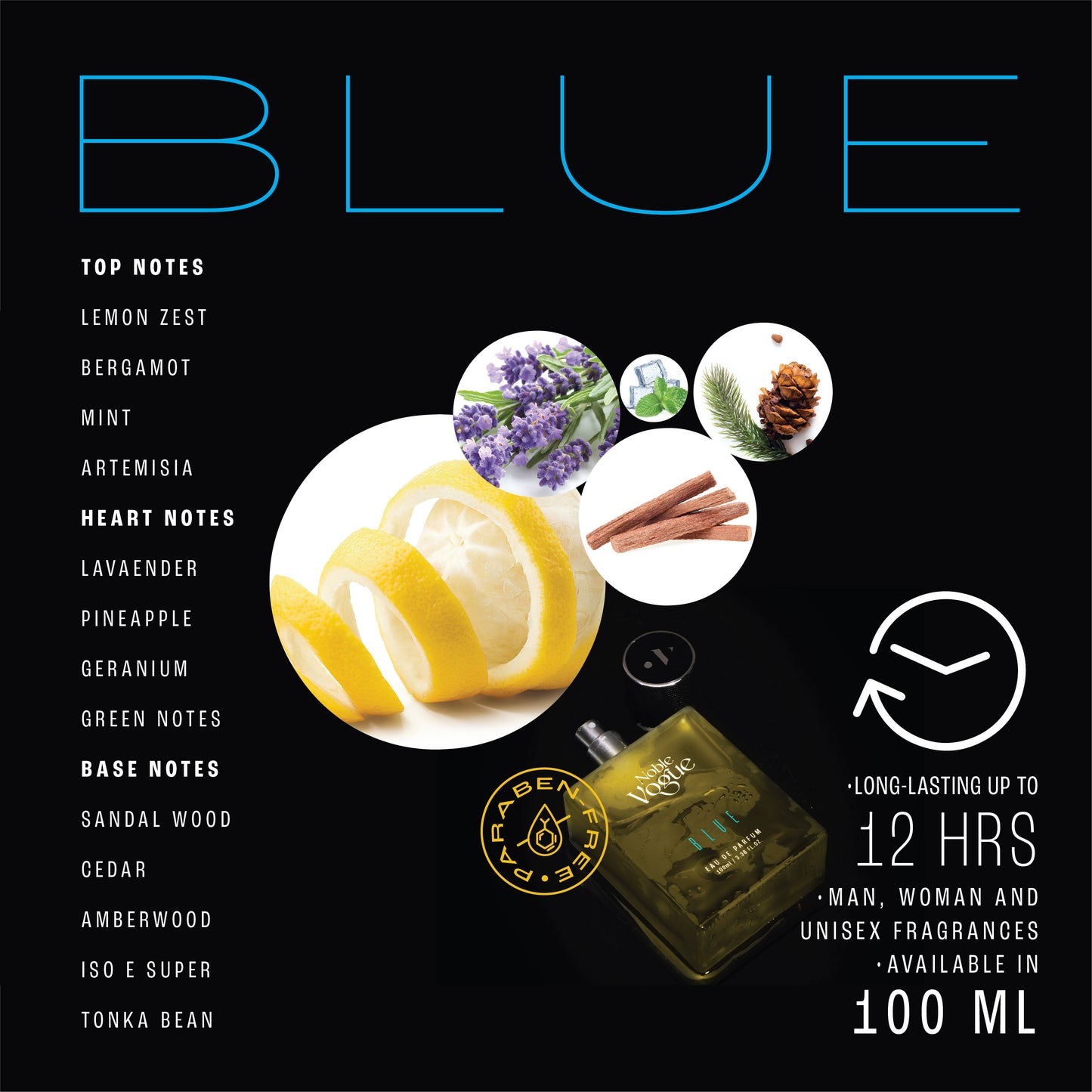NOBLE VOGUE BLUE 100ML