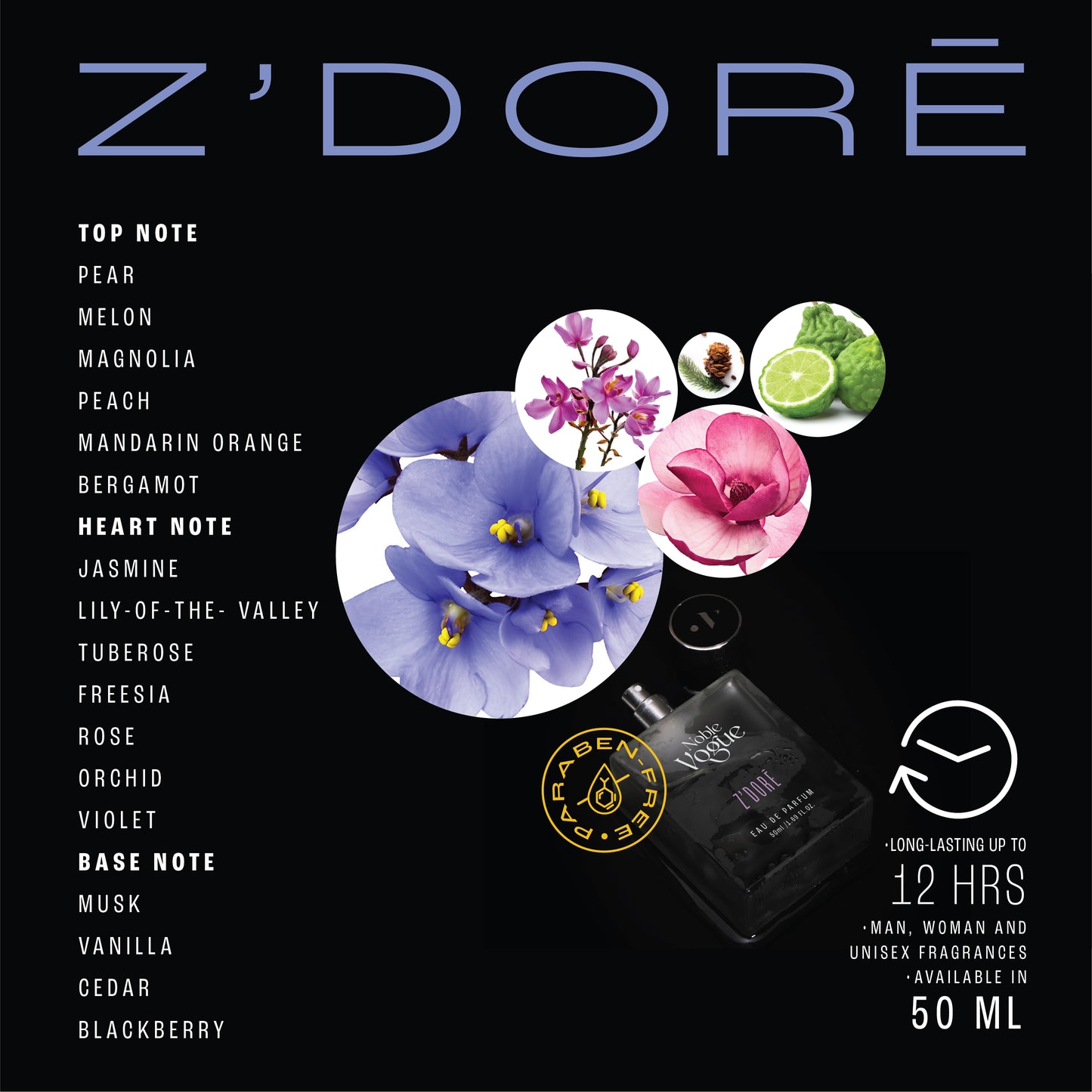 NOBLE VOGUE Z'DORE 50ML